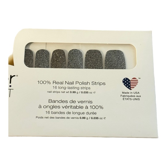 Color Street MIND MATTERS Gray Glitter Brain Tumor & Cancer Awareness Set - Picture 3 of 5